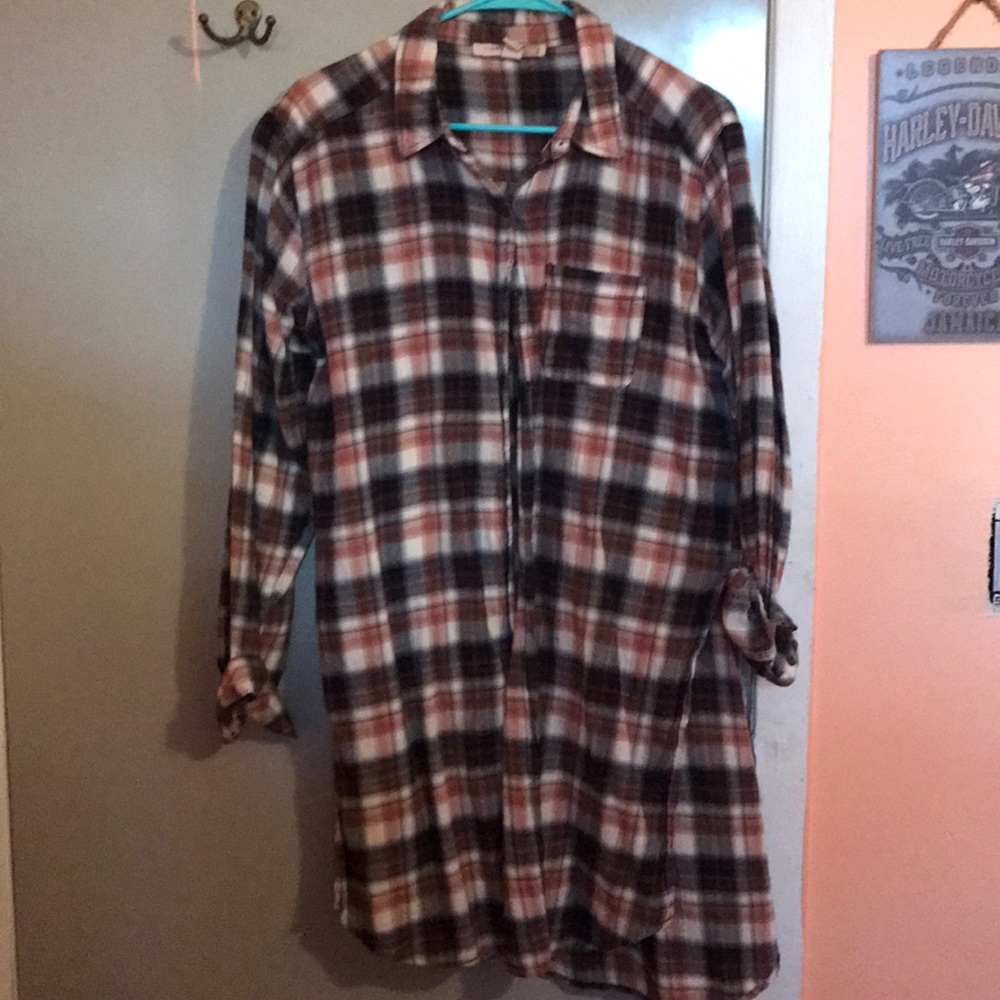 Flannel dress